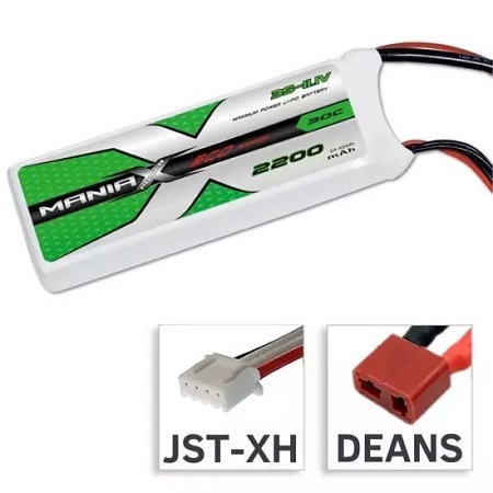 Maniax 3S 11.1V 2200mAh 30C Deans